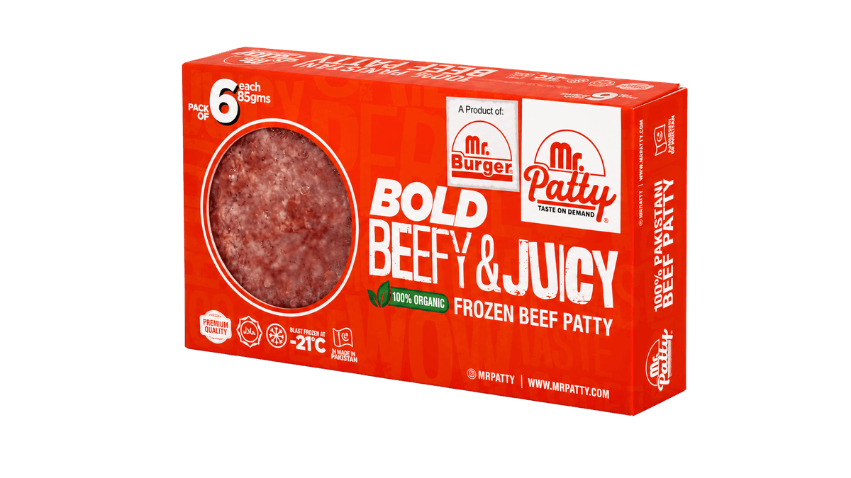 Mr. Patty beef patty box